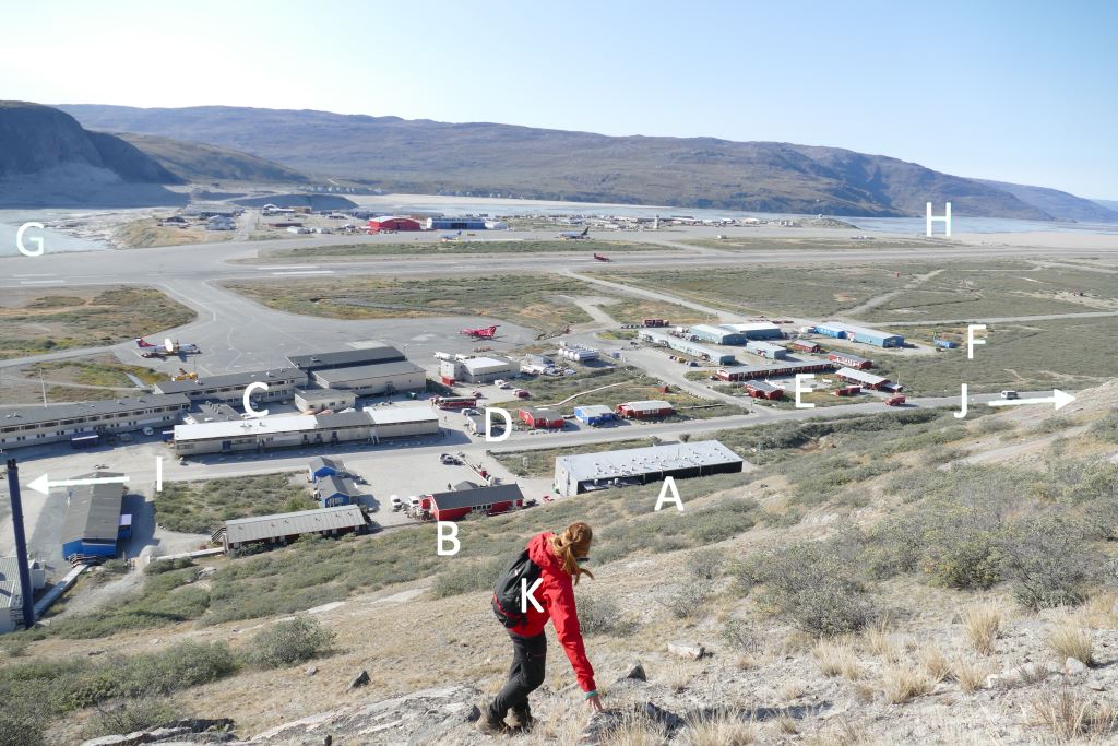 Grönland-Kangerlussuaq-Übersicht