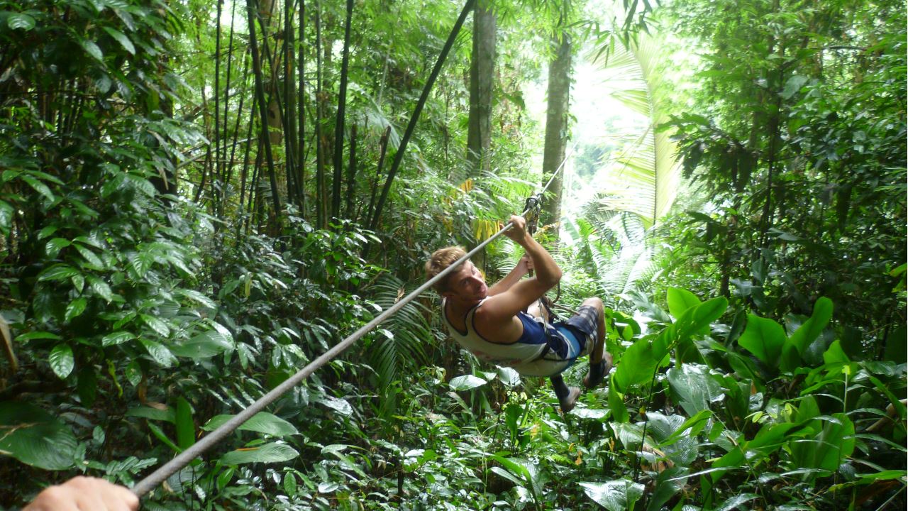 Die Gibbon Experience in Laos - Mit der Zipline ins Baumhaus